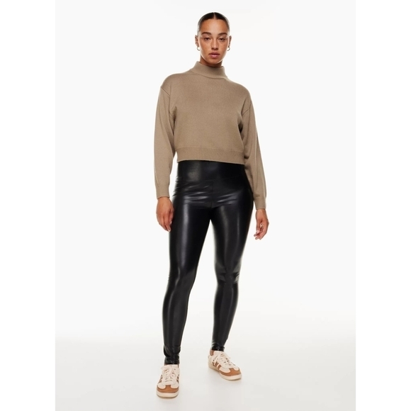 Wilfred Faux Leather Legging High Rise Vegan Daria Full - Picture 1 of 14